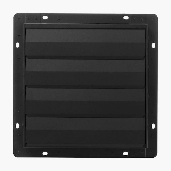 Black 14 in. 2000 CFM Wall Mounted Shutter Exhaust Fan w/ Variable Speed Temperature Control,Timer,for Shed,Garage,Bath