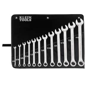 12-Piece SAE Combination Wrench Set