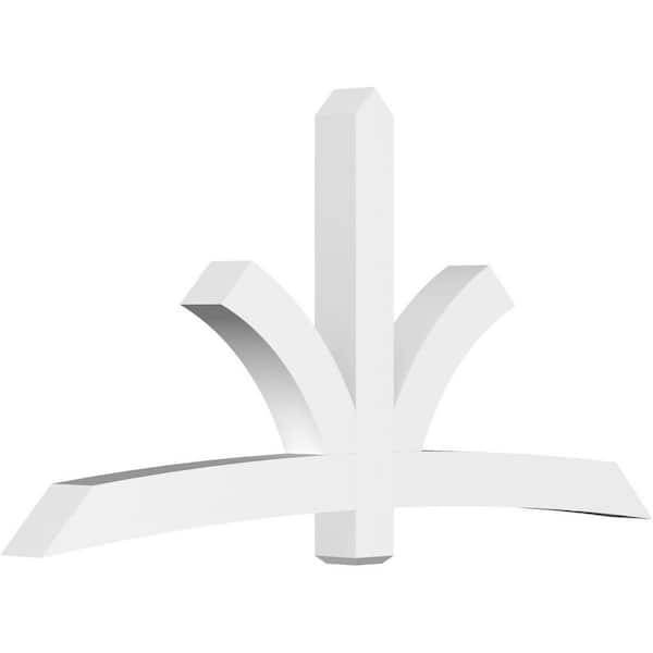 Ekena Millwork Davenport 96 in. W x 48 in. H x 6 in. D Signature Polyurethane Bracket