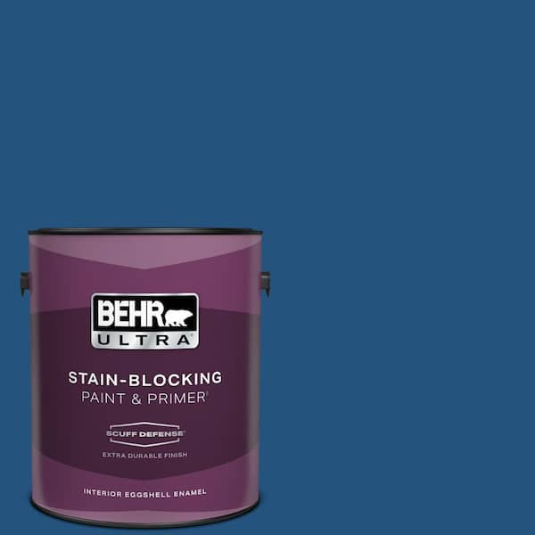 BEHR ULTRA 1 gal. #S-H-570 Blueberry Twist Extra Durable Eggshell Enamel Interior Paint & Primer