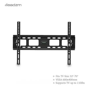 32 in. to 70 in. Flat Tilting TV Wall Mount with Spirit Level