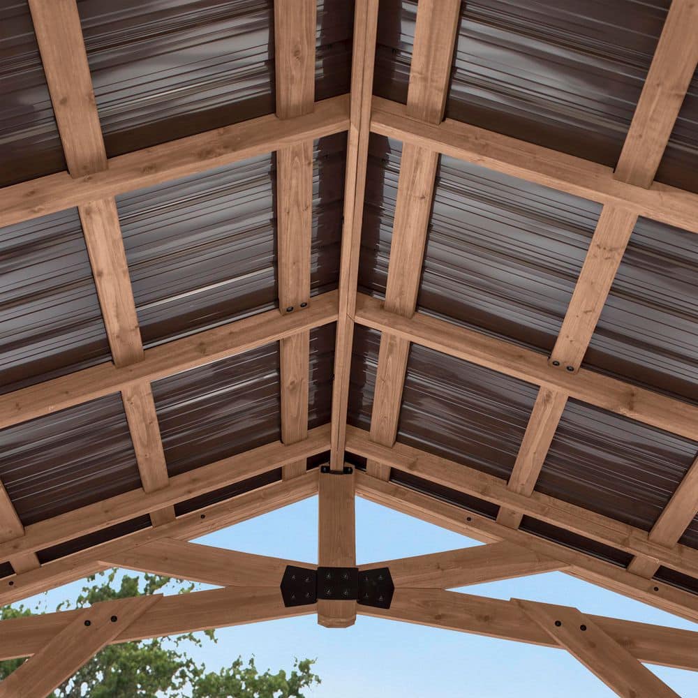 Norwood Cedar and Steel 10x10 Outdoor Gazebo