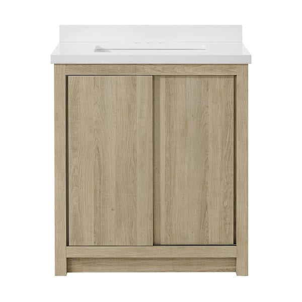 Glacier Bay Whitsail 31 in. Single Sink Freestanding Bathroom