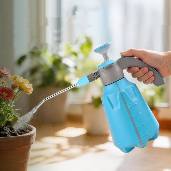 OGETFUUR 1/2 Gal. Hand Pump Sprayer, Leak-Proof Water Mister Spray
