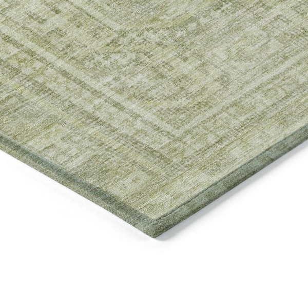 Chantille Machine Washable Indoor/Outdoor Abstract ACN1920 Sage 9 ft. x 12 ft. Area Rug