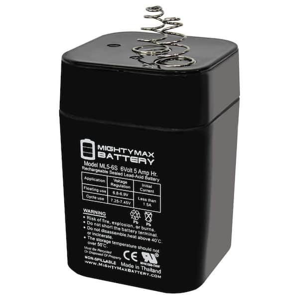 Mighty Max Battery 6v 5ah Sla Replacement Battery Compatible With Cyclops Spotlight Cyc Bps600 4296