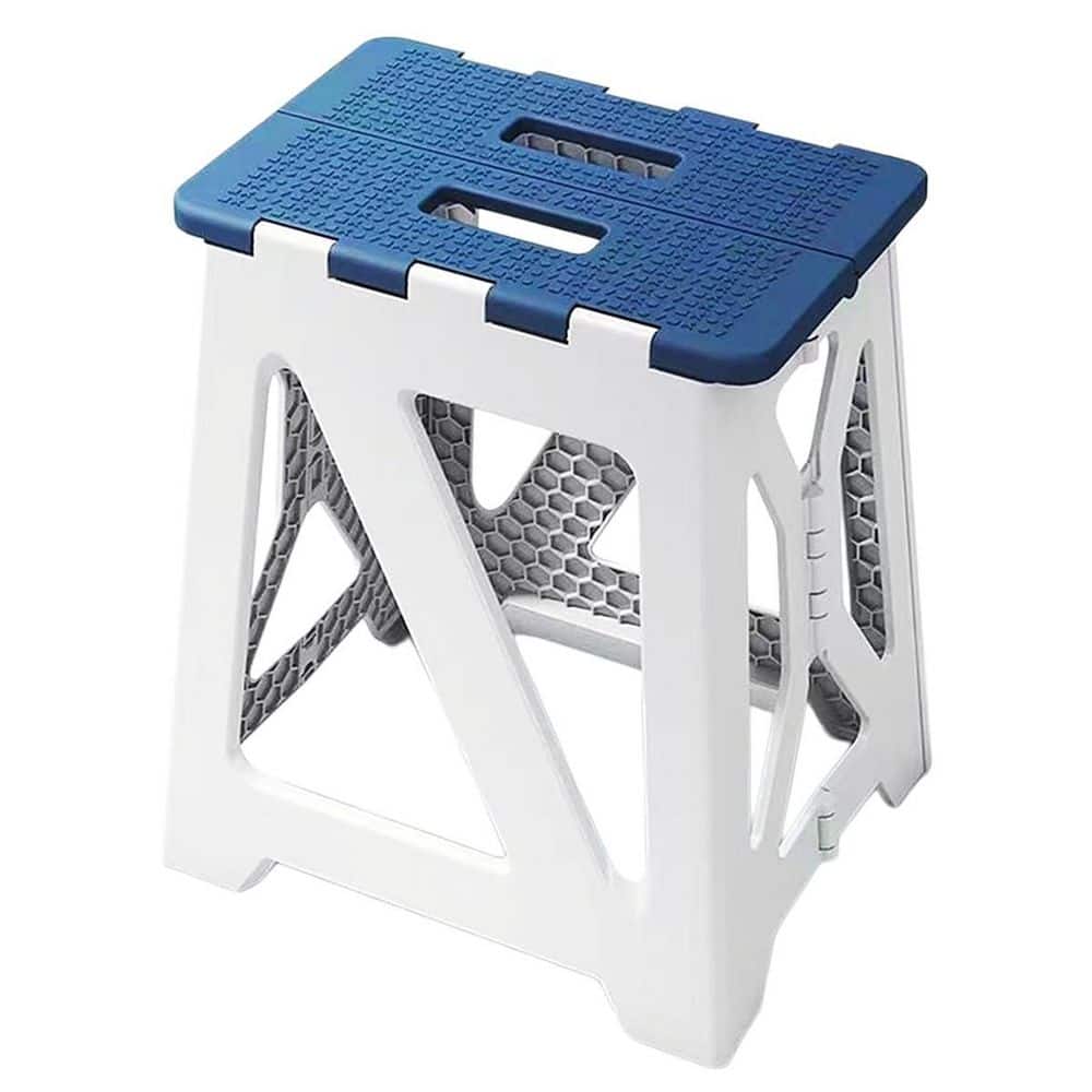 12.4 in. Plastic Foldable Bath Shower Chair in Blue, Foldable and Anti-Slip Bench Bathtub Stool for Elderly, Anti-Slip price history on PriceWatchPro
