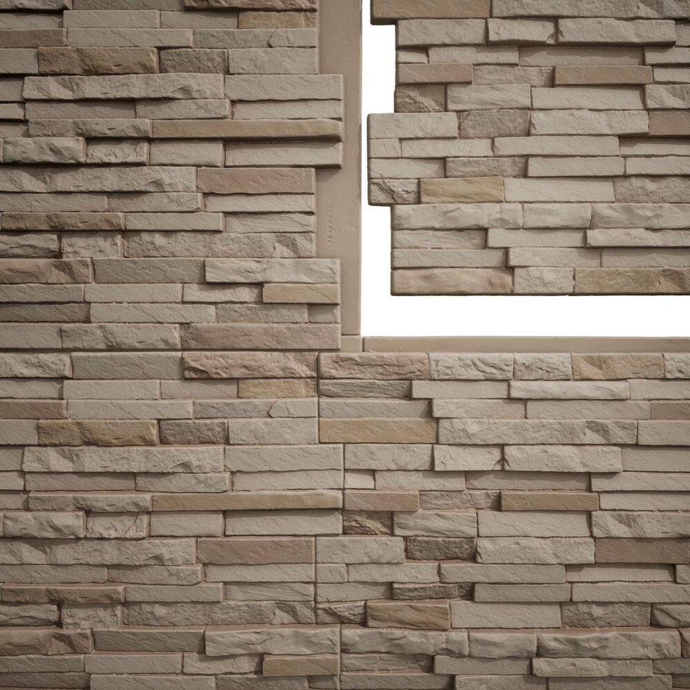"EverStone Eldorado Faux Stone Panel, 48""W x 25""H x 1""D, Armadillo Color" price history on PriceWatchPro