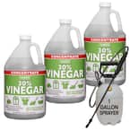 128 oz. 30% Cleaning Vinegar Concentrate (3-Pack) and 1 Gal. Tank Sprayer Value Pack