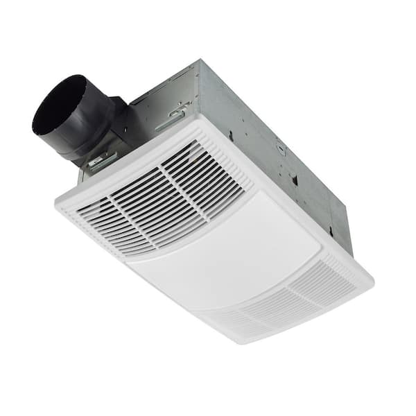 Bathroom Ceiling Exhaust Fan 80 CFM Built-In Thermostat Heater Included 