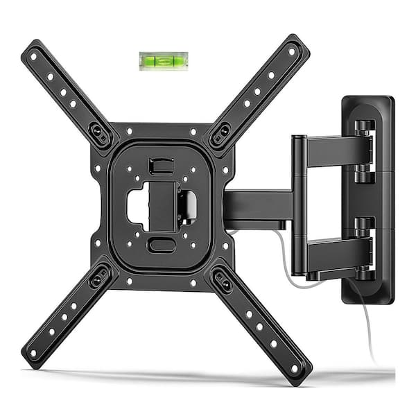 Retractable Full Motion Wall Mount for 23 in. - 65 in. TVs, Swivel Tilt Articulating Bracket, Max VESA 400x400mm
