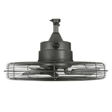 Calthorpe 20 in. Indoor/Outdoor Wet Rated Portable Natural Iron Ceiling Fan