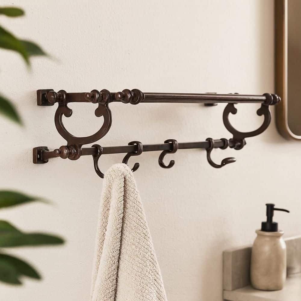 Light Brown 4 Shelves Metal Wall Shelf price history on PriceWatchPro