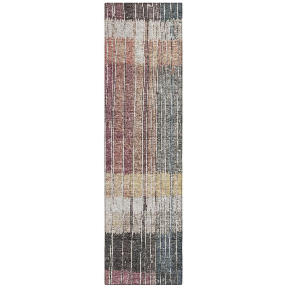 Chantille Machine Washable Indoor/Outdoor Abstract ACN1962 Mauve 2 ft. 3 in. x 7 ft. 6 in. Runner Rug price history on PriceWatchPro