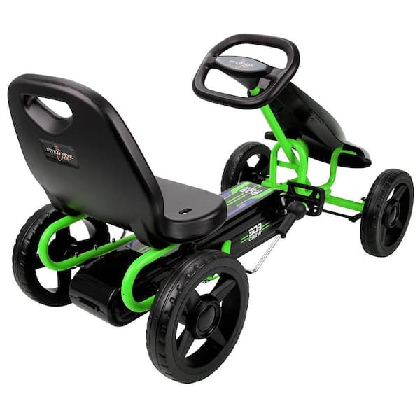 509 509 Crew Air Jet Pedal Go Kart - Green - Kids Go Kart Ages 4