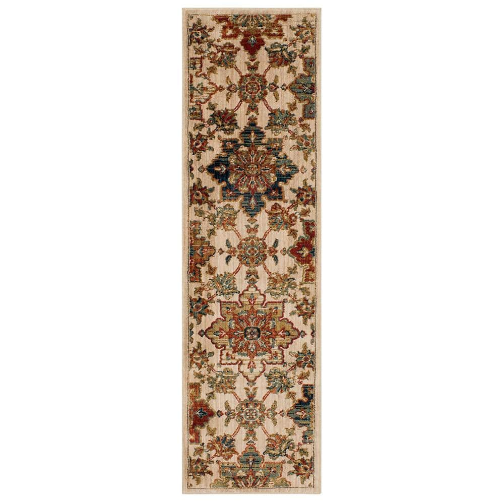 Lifeproof Isabella Vanilla 2 ft. x 7 ft. Runner Rug 670788 - The Home Depot