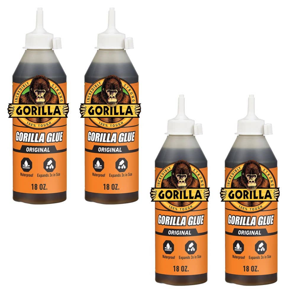 Gorilla 18 oz. Original Glue (4-Pack) 50018 - The Home Depot