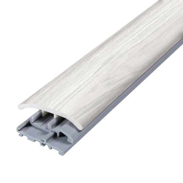 Seaside 0.31 in. T x 2 in. W x 78.7 in. L Vinyl 4-in-1 Molding