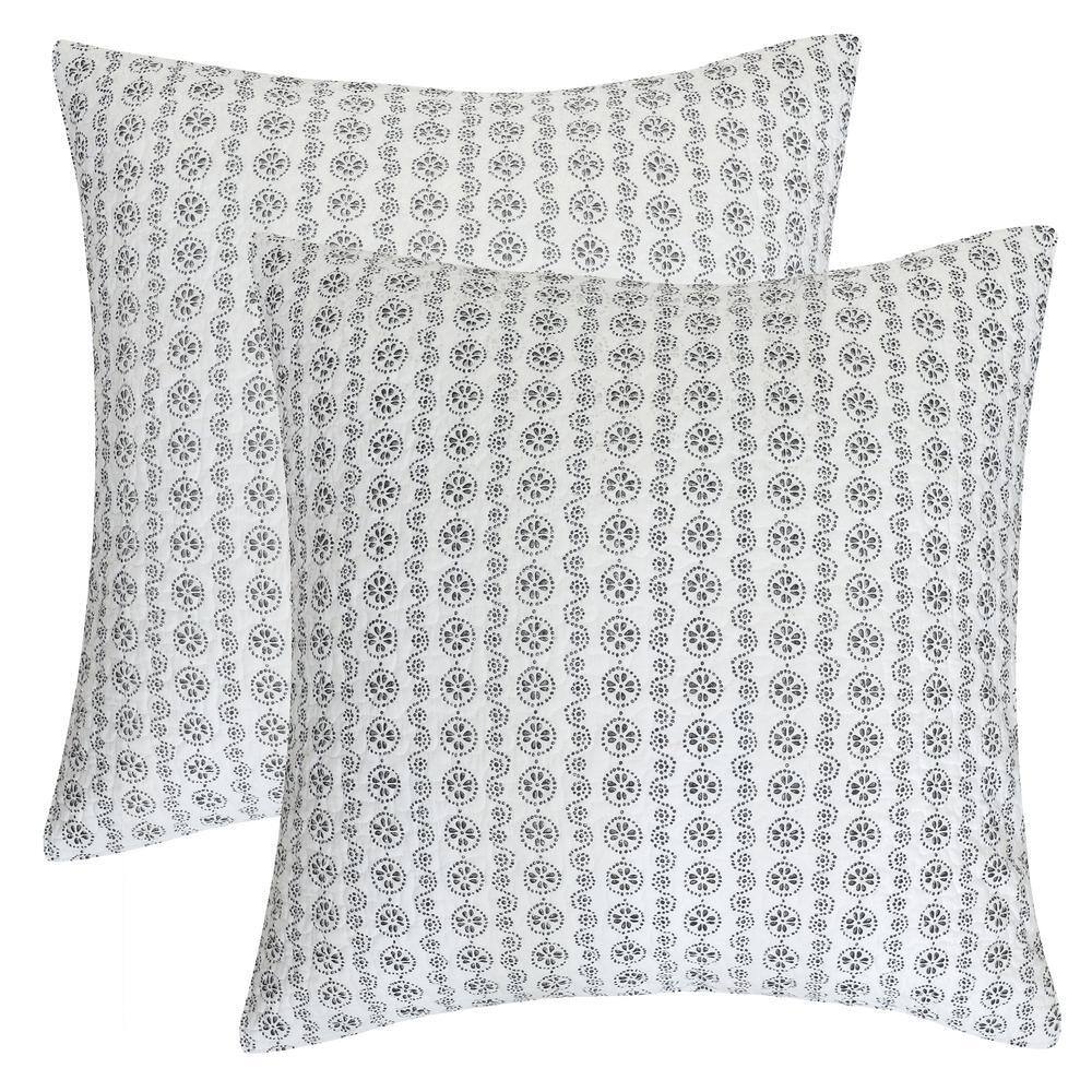 Allied Home Overfilled White Big and Lofty Euro Pillow (Set of 2)