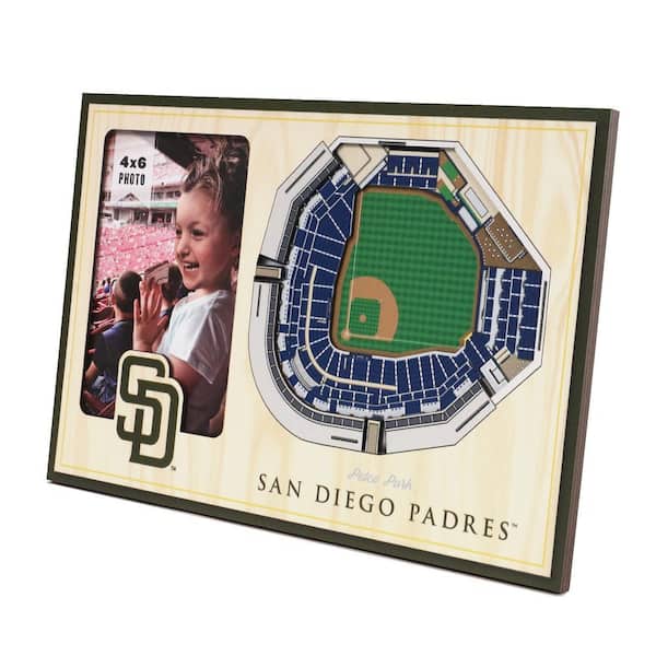 MLB San Diego Padres 3D StadiumView Picture Frame Multi-Colored- Petco Park