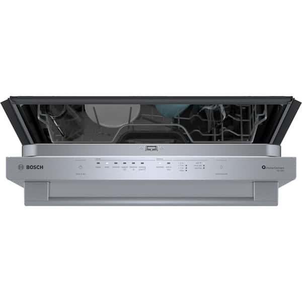 Bosch 300 Series 24 in. Stainless Steel Top Control Tall Tub Bar Handle  Dishwasher with Stainless Steel Tub, 3rd Rack, 46 dBA SHX53CM5N - The Home  Depot
