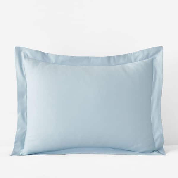 Legends Hotel Egyptian Cotton Sky Blue Sateen King Sham