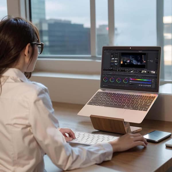 Laptop Stand Desk Mount Ergonomic Detachable Wrist Support Aluminum - TikTok