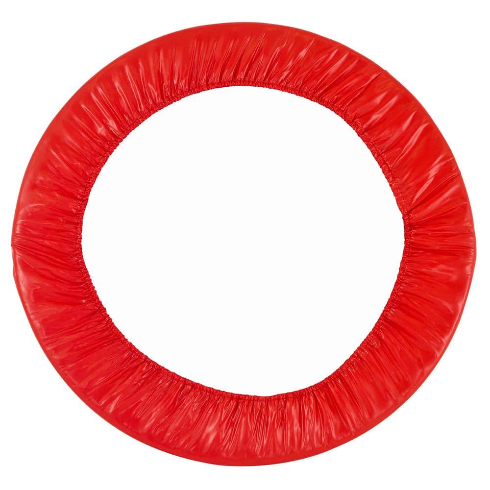 Upper Bounce 44 in. Red Mini Round Trampoline Replacement Safety Pad (Spring Cover) for 6 Legs