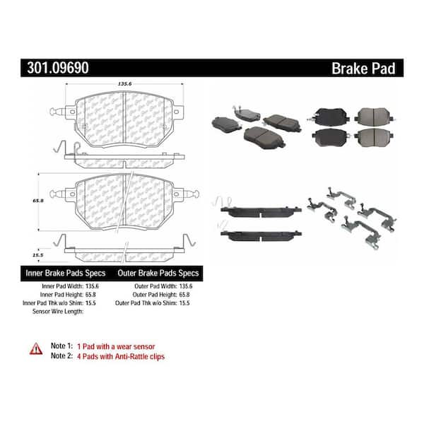Centric Parts Disc Brake Pad Set