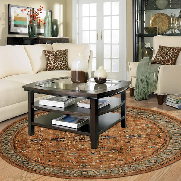 Mariah Spice 8 ft. Round Indoor Area Rug