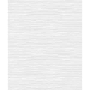 57.5 sq. ft. Off-White Faux Grasscloth Paintable Paper Unpasted Wallpaper Roll
