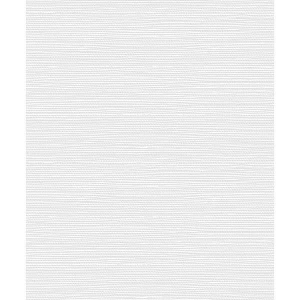 57.5 sq. ft. Off-White Faux Grasscloth Paintable Paper Unpasted Wallpaper Roll