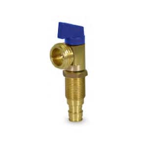 1/2 in. PEX A x 3/4 in. MHT Brass Washing Machine Replacement Valve with Blue-for Cold Water Supply