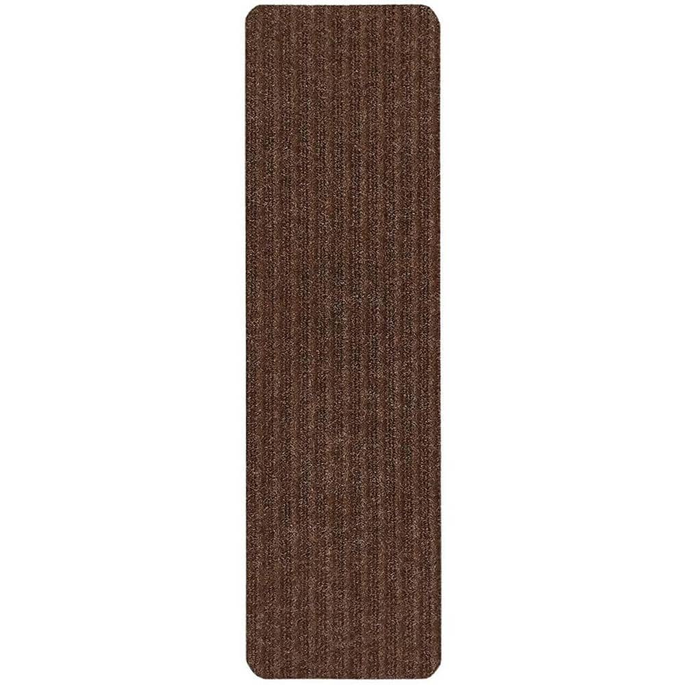 RugStylesOnline Old Brown 7 in. x 24 in. Indoor Carpet Stair Treads ...