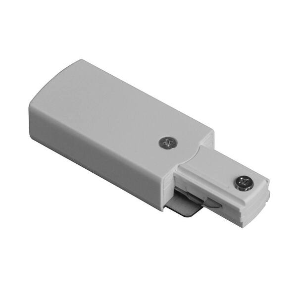 Lithonia Lighting White Live End Track Connector