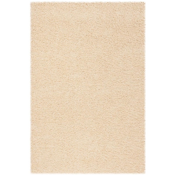 SAFAVIEH Athens Shag Ivory 9 ft. x 12 ft. Geometric Area Rug