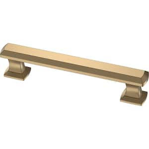 Chamfered Slim Bar 3-3/4 in. (96 mm) Classic Champagne Bronze Cabinet Handle Drawer Bar Pull