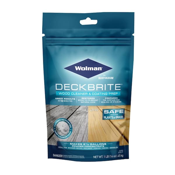 Wolman 1 lb. DeckBrite Wood Cleaner and Coating Prep (6-Pack)