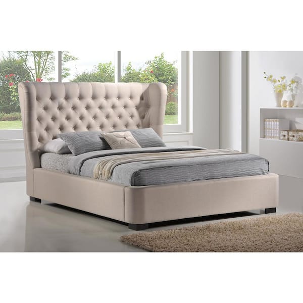 luxeo Manchester Palazzo Mist King Upholstered Bed