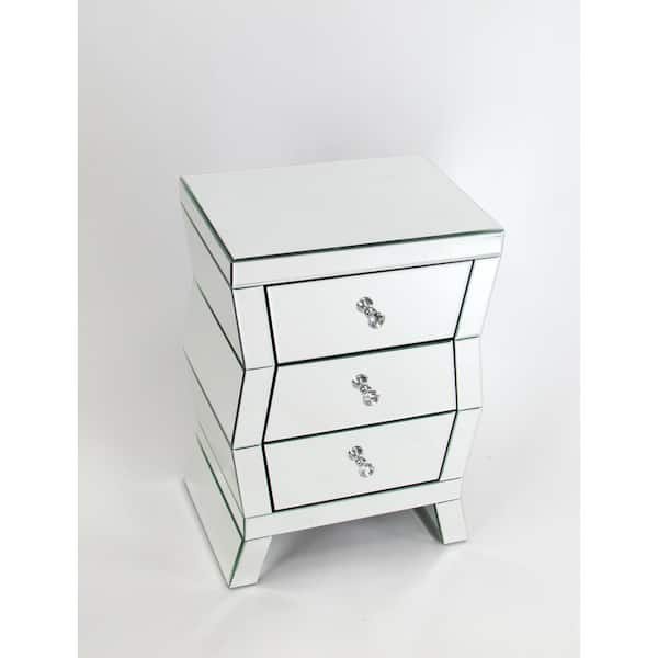 Wayborn Chest of Drawers with Clear Beveled Mirror