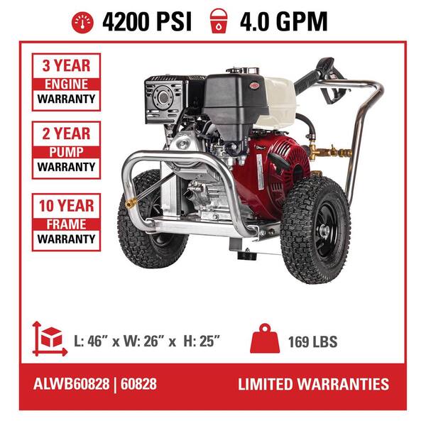 SIMPSON Aluminum Water Blaster 4200 PSI 