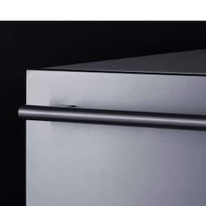 2.8 cu. ft. Under Counter Double Drawer Refrigerator in Stainless Steel, ADA Compliant
