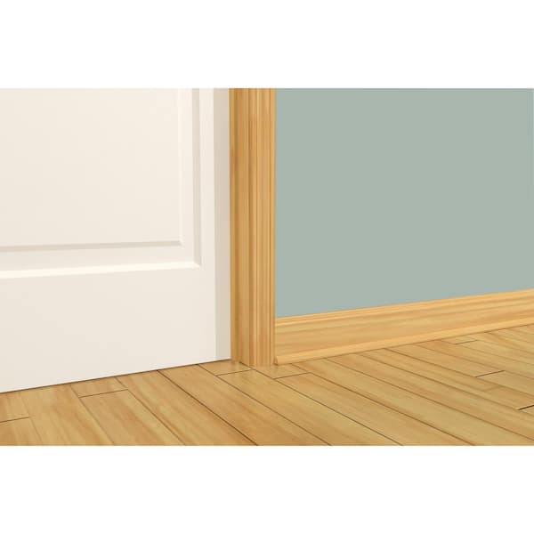 Alexandria Moulding WM 103 1-1/16 in. x 1-1/16 in. Pine Quarter Round  Moulding 01103-200RLC - The Home Depot