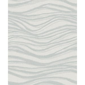 Chorus Seafoam Wave Strippable Non Woven Wallpaper