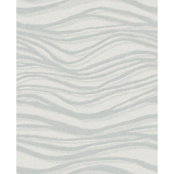 SCOTT LIVING Chorus Seafoam Wave Wallpaper Sample