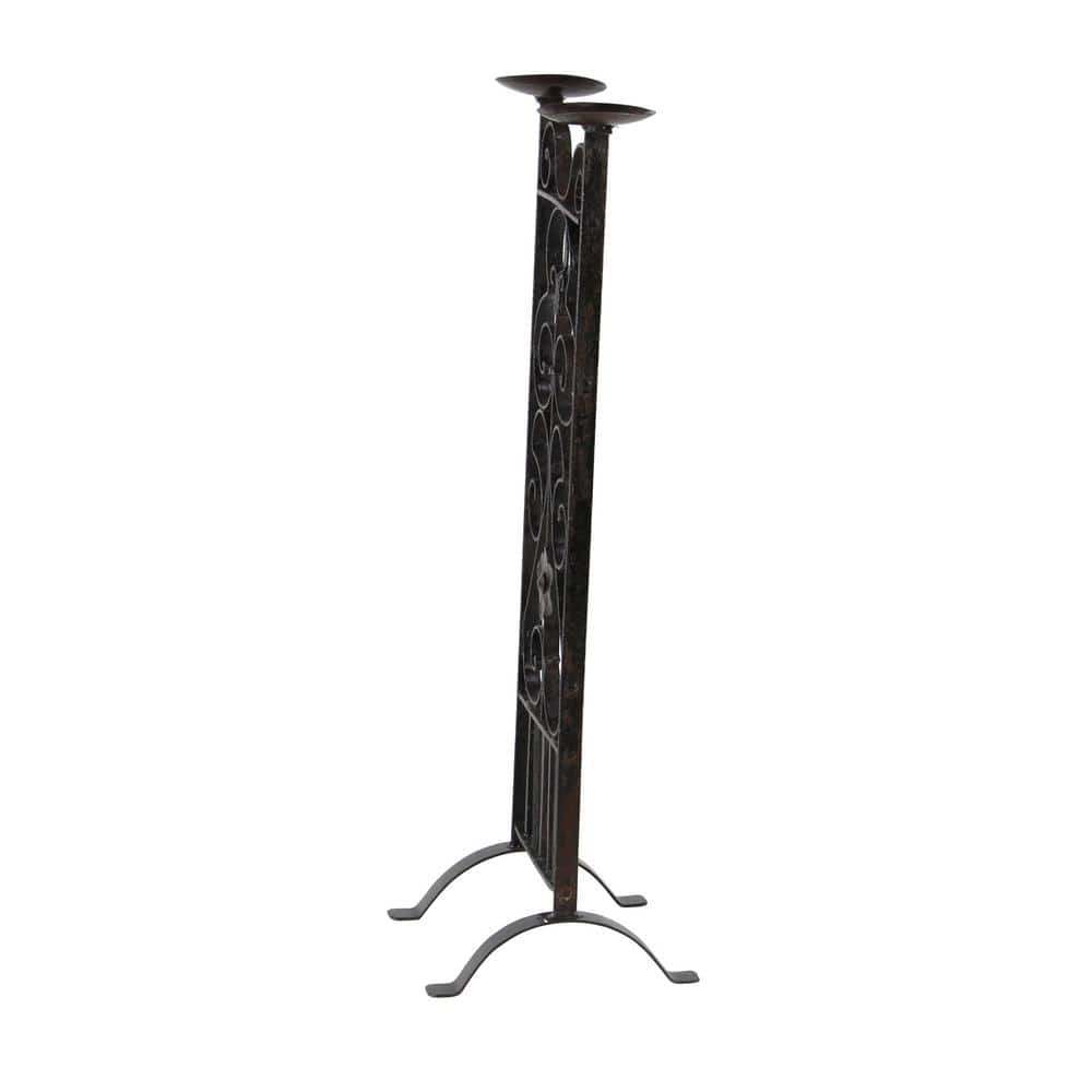 Black Iron Scrollwork 32" Traditional Candelabra
