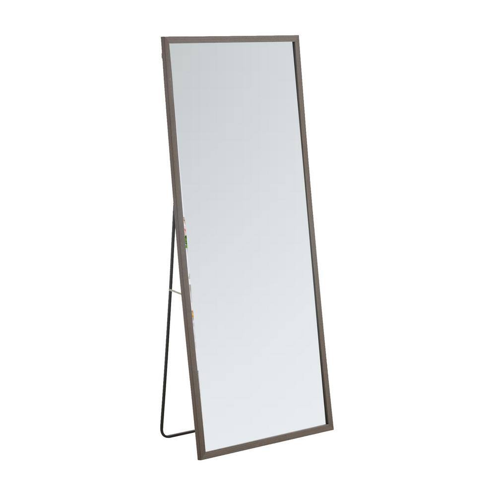 Anky Gray 31.5 in. W x 71 in. H Rectangle Wood Framed Full Length Mirror