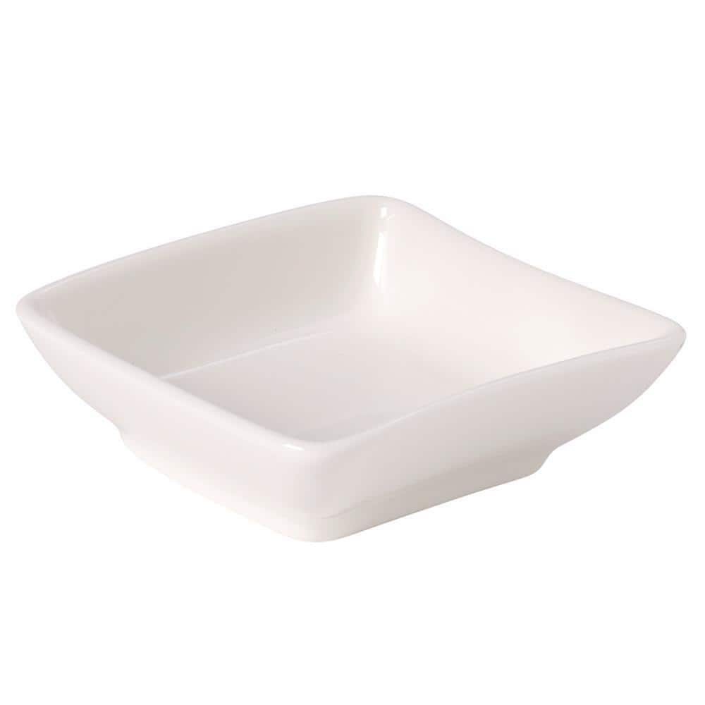 Villeroy & Boch New Wave White 4.75 in. Square Individual Bowl