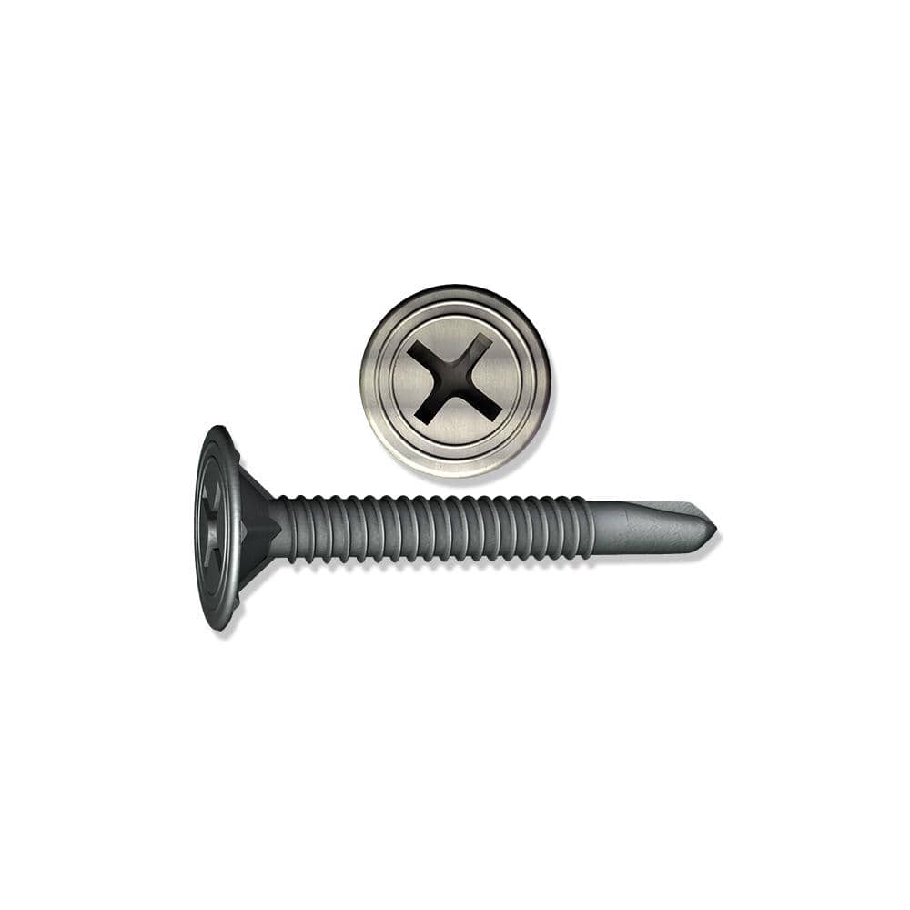 Grabber 8 x 23/8 in. Flat Washer Head Phillip Cement Board Screw (25