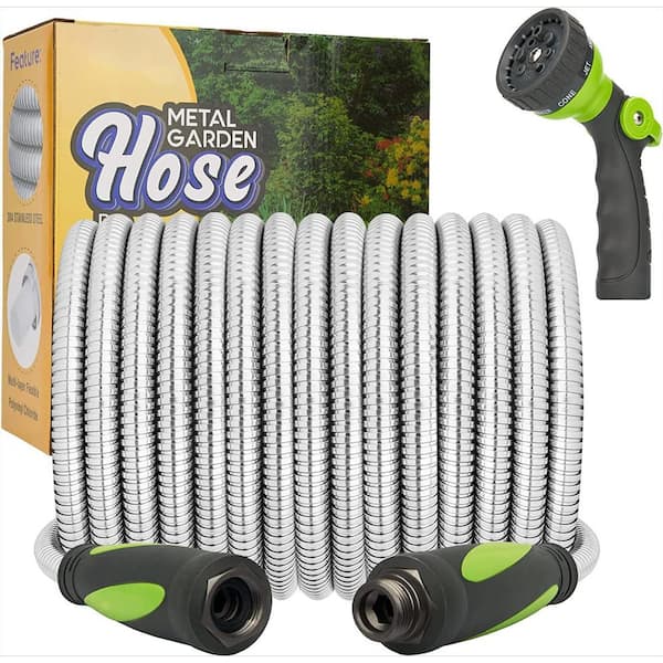 Cubilan Silver Bullet 3/8 in. Dia x 100 ft. Lightweight Kink-Free Expandable Water Garden Hose